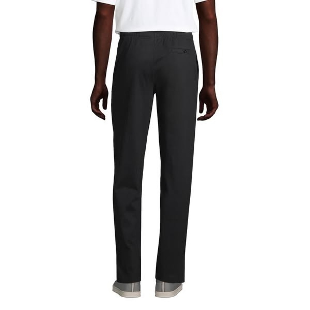 LAND'S END Men's Lounge Pants Casual Pull On Comfy Everyday Black40 / 42 - Picture 3 of 3